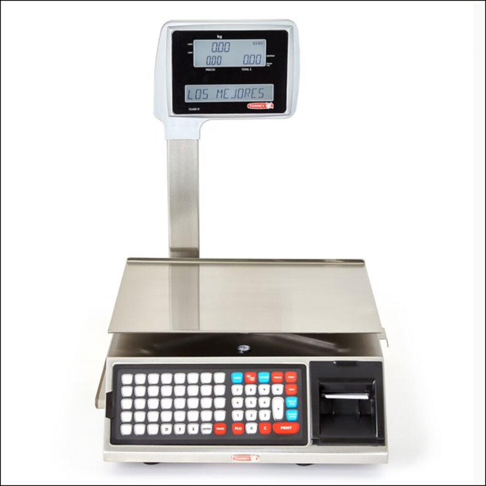 BASCULA ETIQUETADORA TORREY W-LABEL-40 KG DIVISION MINIMA 0.010kg