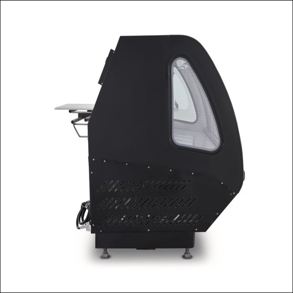 VITRINA CARNICERA VCA-200N DISEÑO ESPECIAL COLOR NEGRO, CRISTAL CURVO AUTOCONTENIDA MARCA TORREY