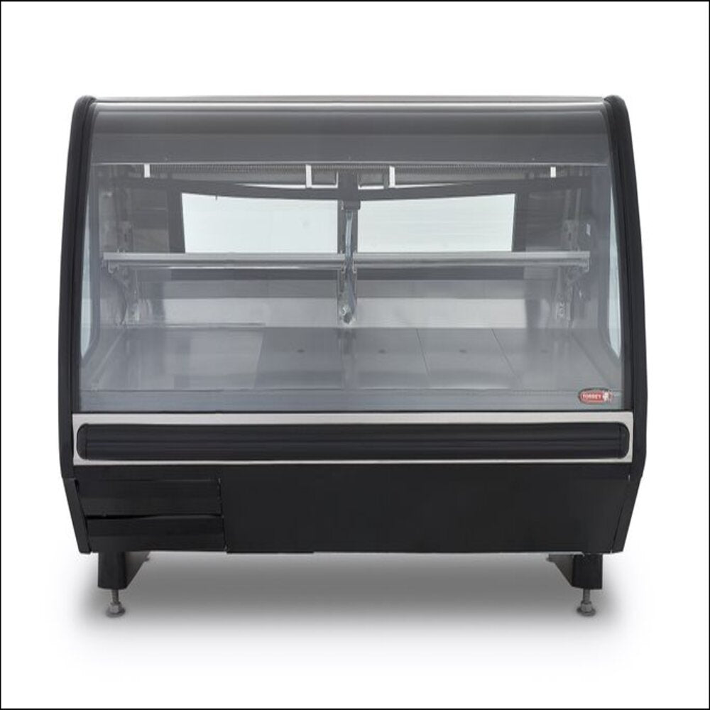 VITRINA CARNICERA VCA-200N DISEÑO ESPECIAL COLOR NEGRO, CRISTAL CURVO AUTOCONTENIDA MARCA TORREY