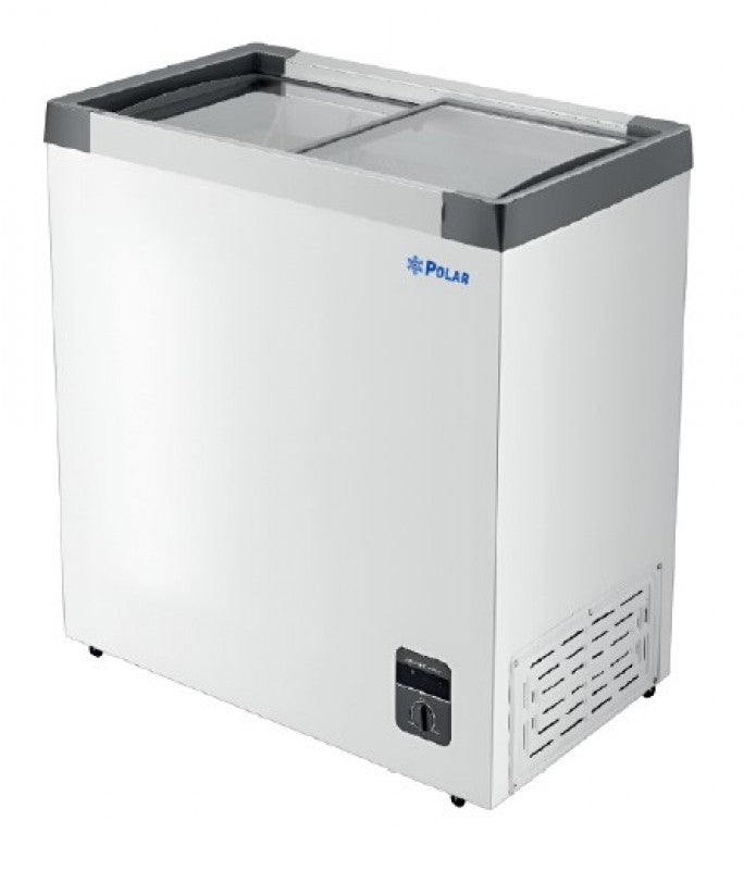 CONGELADOR HORIZONTAL TAPA CRISTAL RECTO POLAR. CH200PR