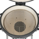 kamado grill negro