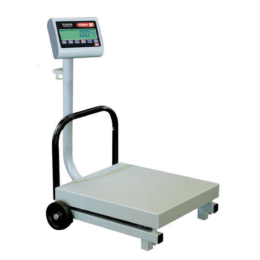 BASCULA DE RECIBO MOVIL TORREY FS-250 CON 250KGS DE CAPACIDAD, PLATAFORMA DE 53X48CM, BATERIA