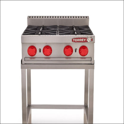 PARRILLA A GAS 4 QUEMADORES TORREY EST-4Q